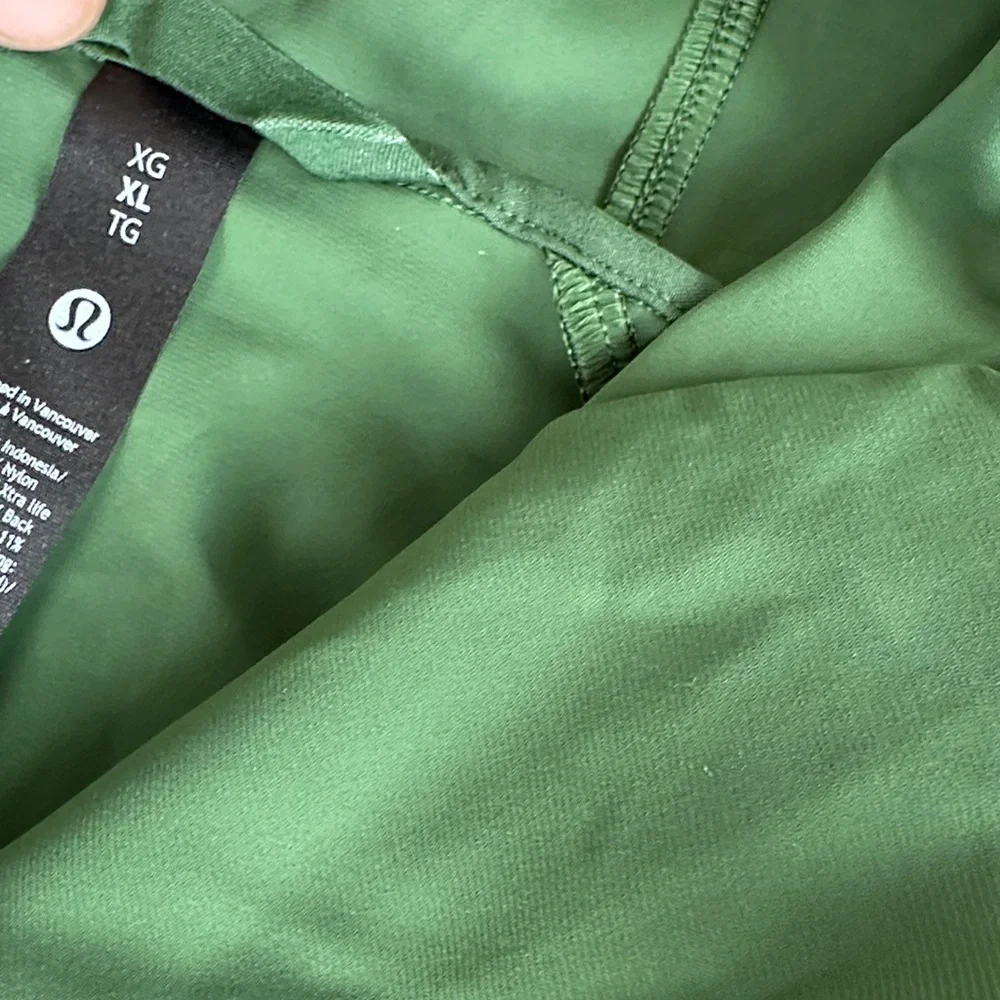 Lululemon Pace Breaker Jacket Forest Green Hooded Jacket - Performance Zip-Up - Picture 10 of 12
